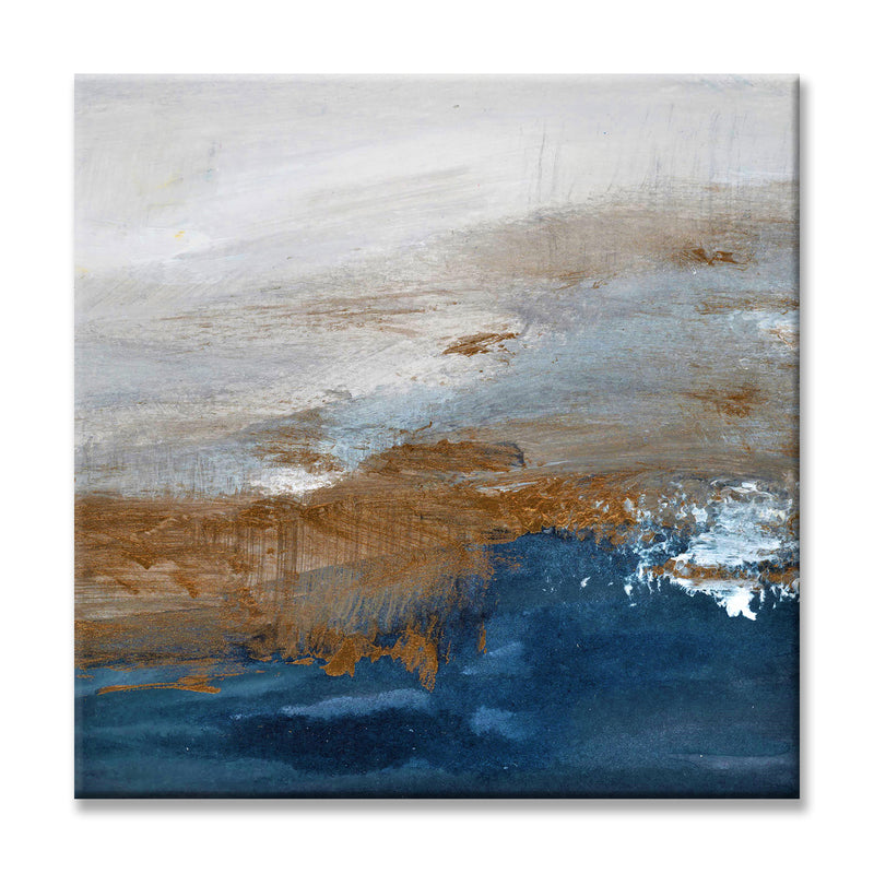 Copperelle' Wrapped Canvas Abstract Wall Art