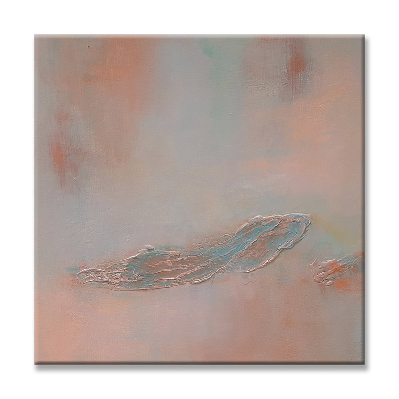 Desert Turquoise' Wrapped Canvas Abstract Wall Art
