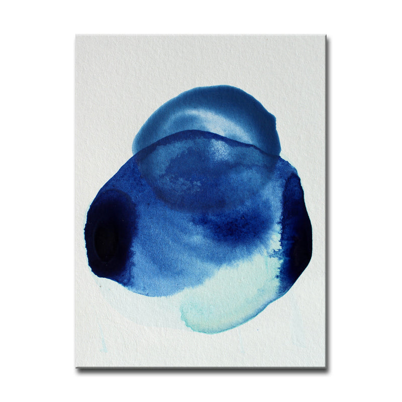 Translucence in Blue' Wrapped Canvas Wall Art
