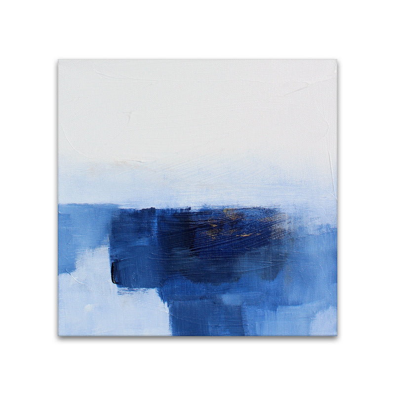 'Blue Madness' Wrapped Canvas Wall Art