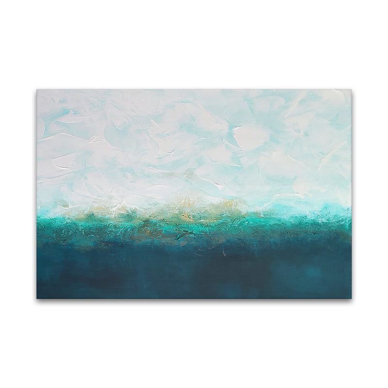 'Swept Away By Clouds' Wrapped Canvas Wall Art