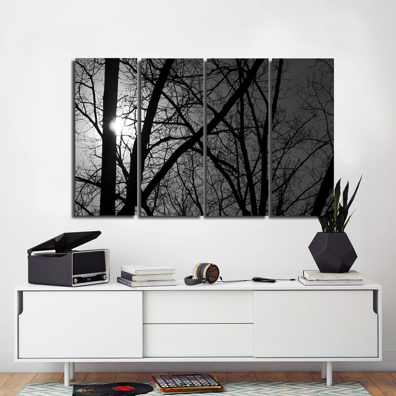 Ready2HangArt Indoor/Outdoor 4 Piece Wall Art Set (32 x 48) 'Day & Night' in ArtPlexi by NXN Designs