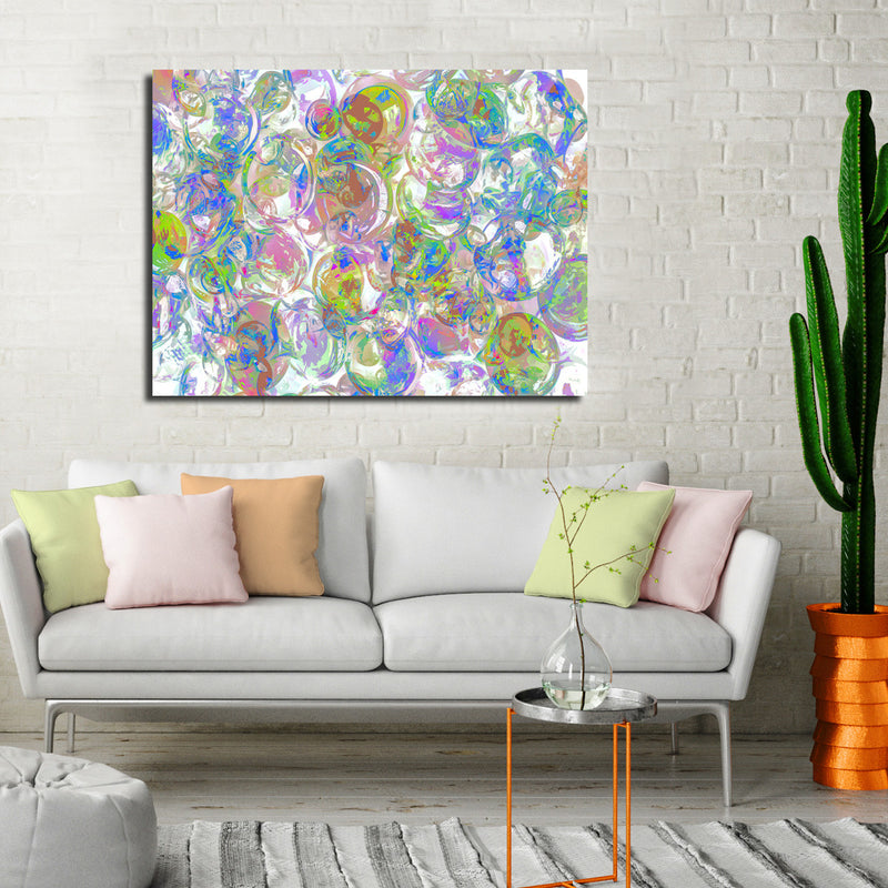 Ready2HangArt Indoor/Outdoor Wall Décor 'Color Clusters II' in ArtPlexi by NXN Designs