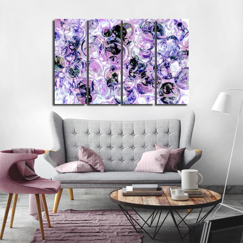 Ready2HangArt Indoor/Outdoor 4 Piece Wall Art Set 'Color Clusters III' in ArtPlexi