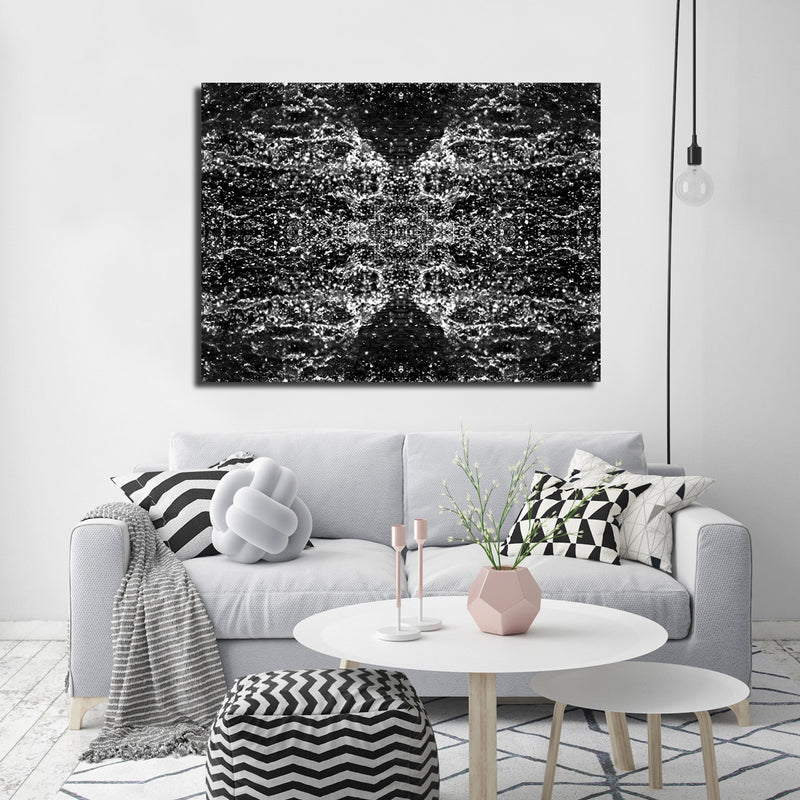 Ready2HangArt Indoor/Outdoor Wall Décor 'Dark Splashes' in ArtPlexi by NXN Designs