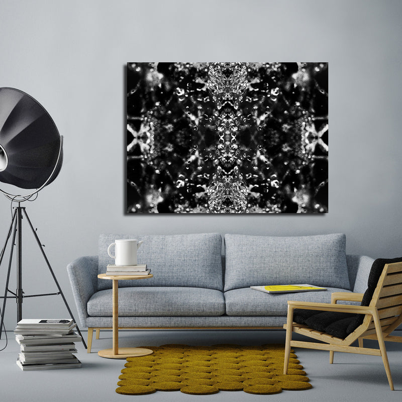 Ready2HangArt Indoor/Outdoor Wall Décor 'Dark Splashes II' in ArtPlexi by NXN Designs