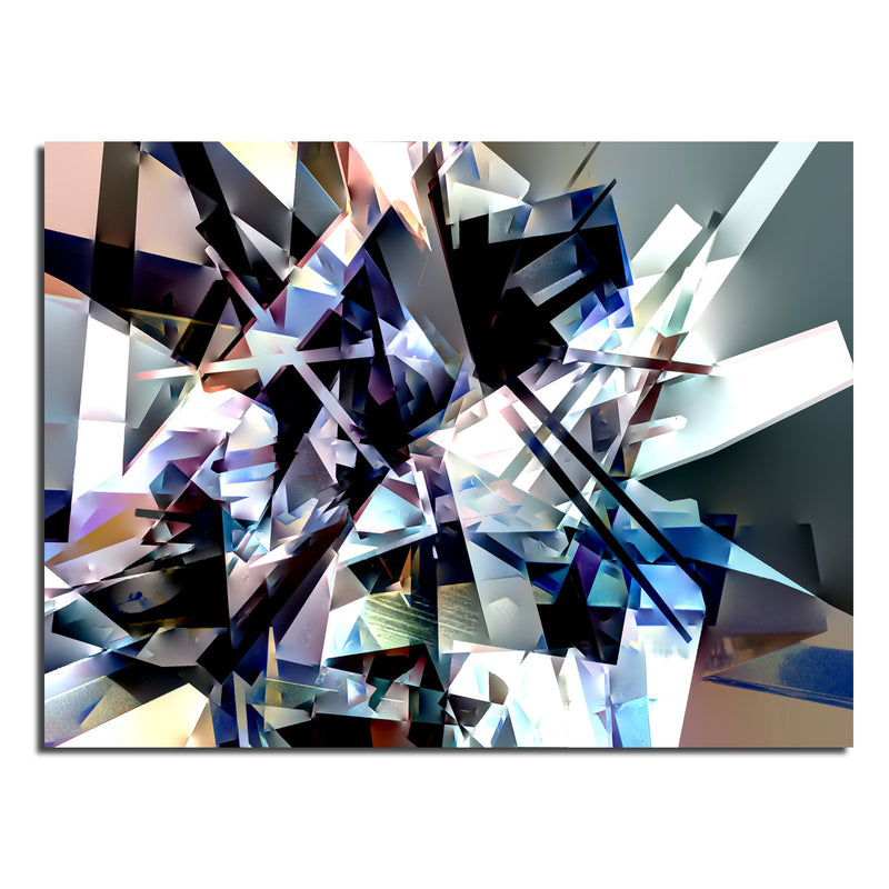 Ready2HangArt Indoor/Outdoor Wall Décor 'Vibrant Geo III' in ArtPlexi by NXN Designs