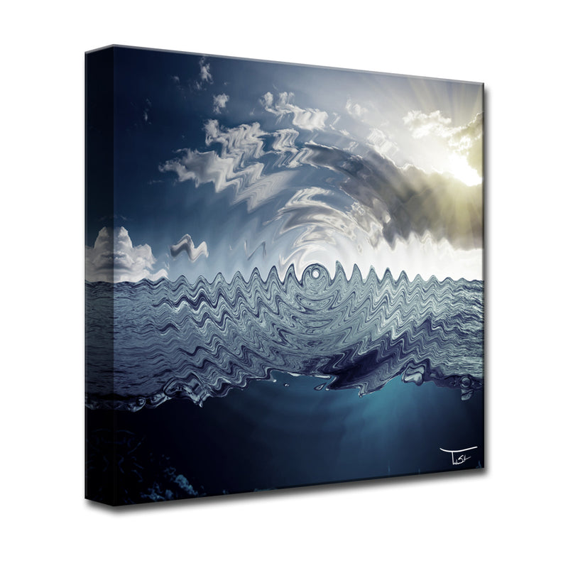 Aqueous Trance XIV' Wrapped Canvas Wall Art