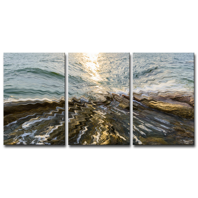 'Aqueous Trance XV' Wrapped Canvas Wall Art Set