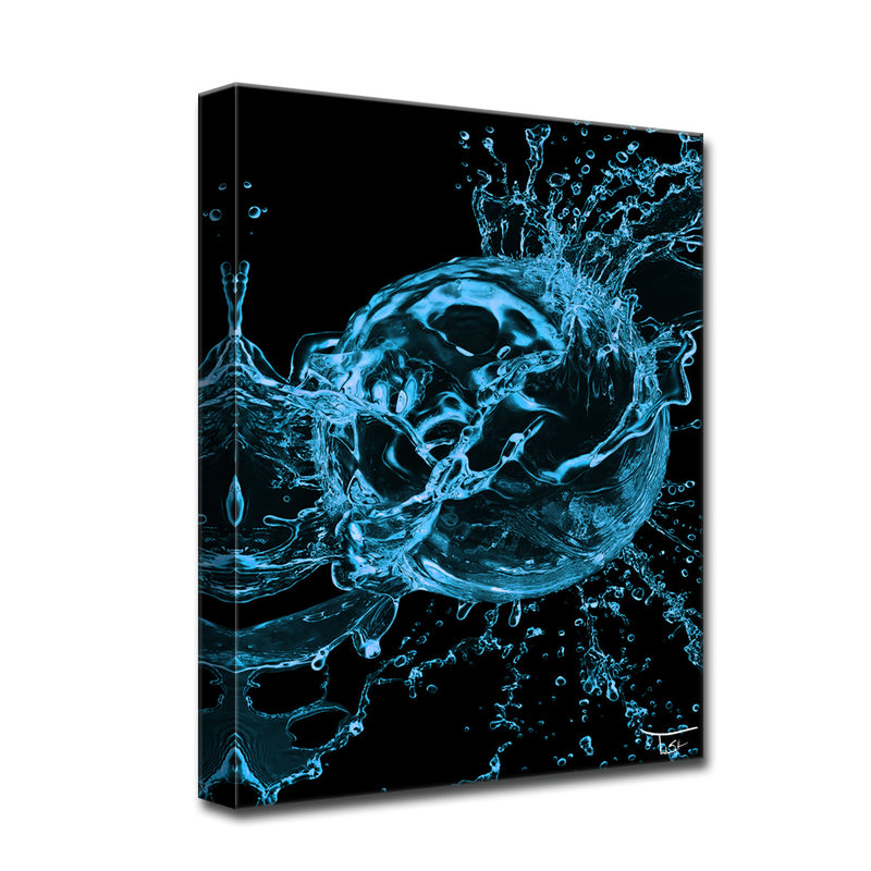 Aqueous Trance XVI' Wrapped Canvas Wall Art