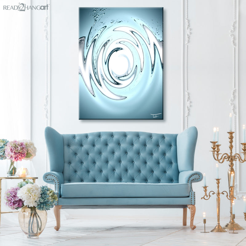 Aqueous Trance XVII' Wrapped Canvas Wall Art