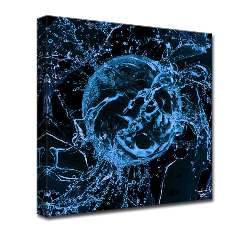 Aqueous Trance XIX-B' Wrapped Canvas Wall Art
