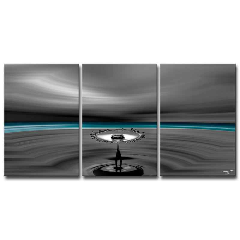 'Aqueous Trance I' Wrapped Canvas Wall Art Set