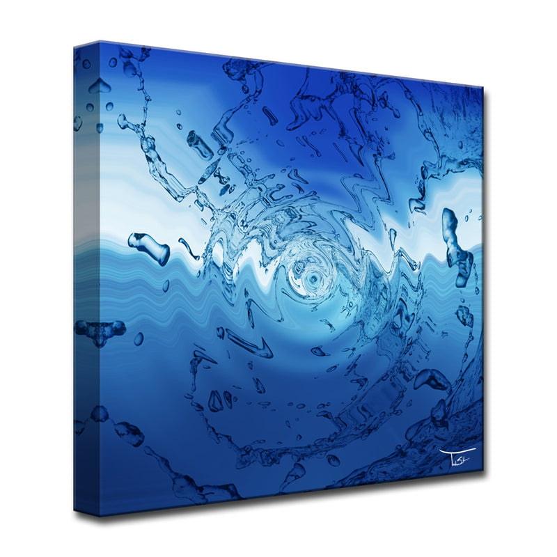 Aqueous Trance XXI' Wrapped Canvas Wall Art