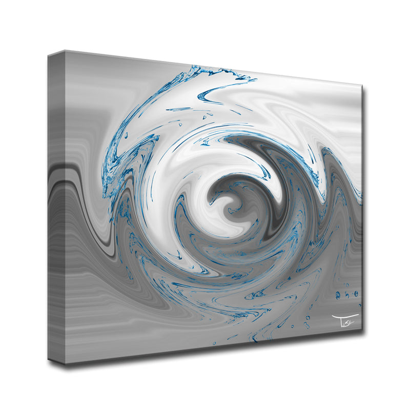 Aqueous Trance XXIII' Wrapped Canvas Wall Art