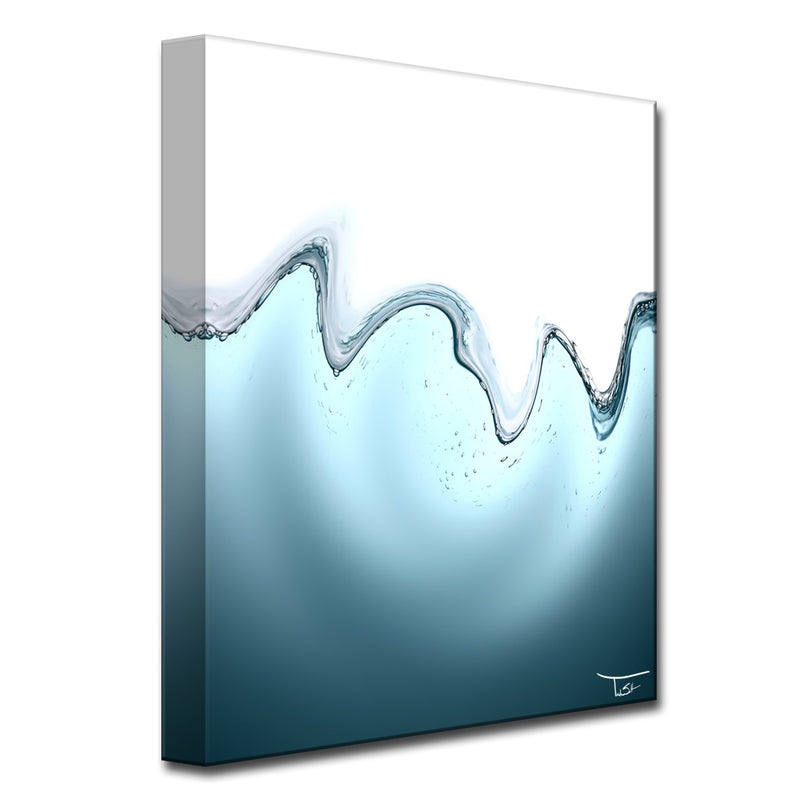 Aqueous Trance XXV' Wrapped Canvas Wall Art
