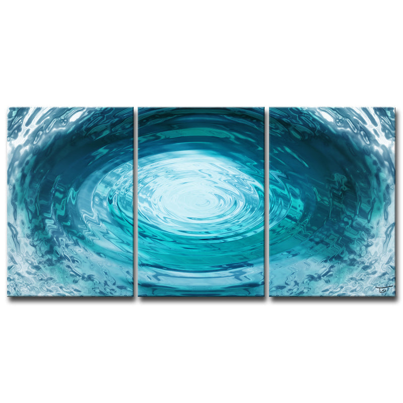 'Aqueous Trance XXIX' Wrapped Canvas Wall Art Set