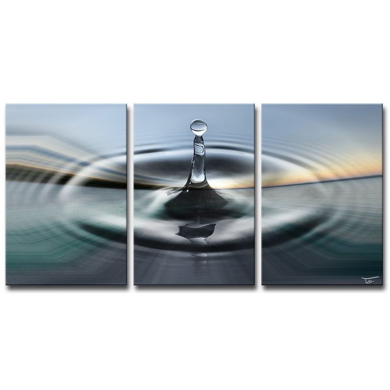 'Aqueous Trance II' Wrapped Canvas Wall Art Set