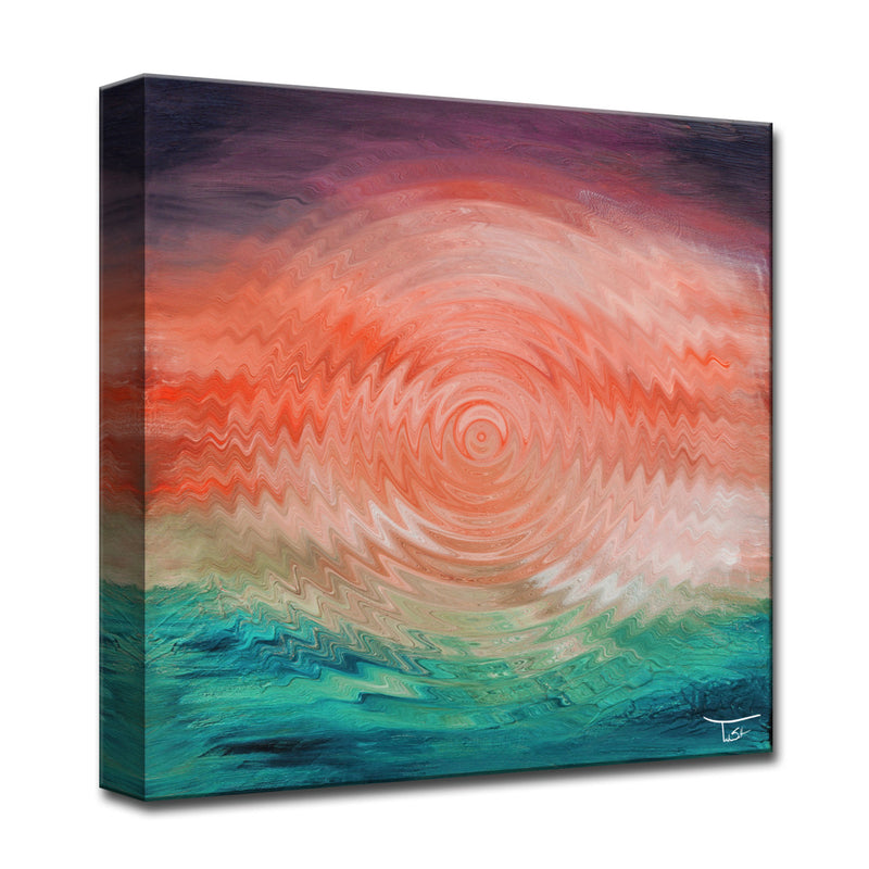 Aqueous Trance III' Wrapped Canvas Wall Art