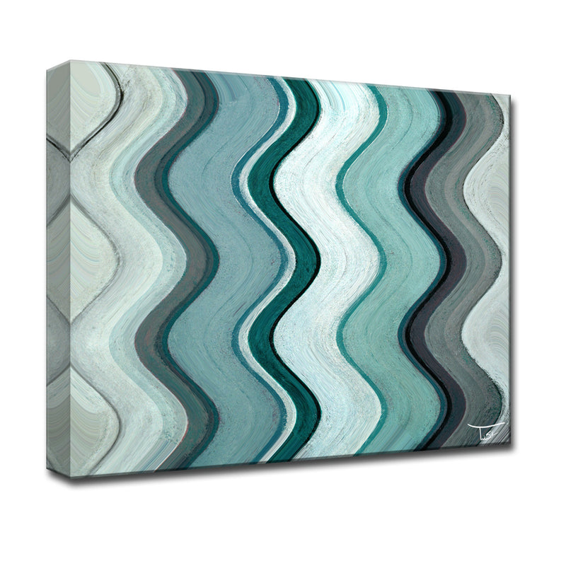 Aqueous Trance VII' Wrapped Canvas Wall Art