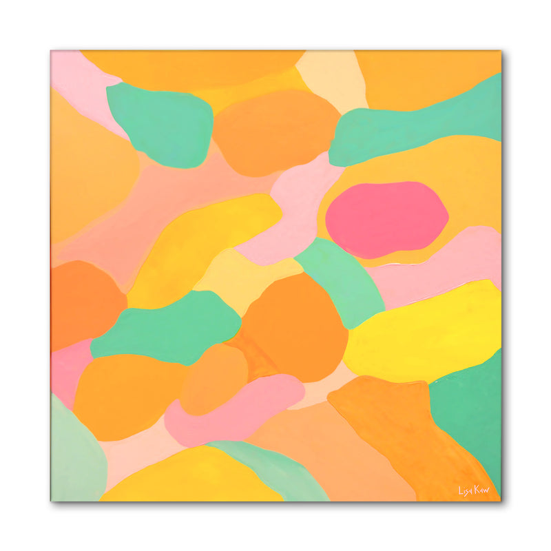 'Cotton Candy' Wrapped Canvas Wall Art
