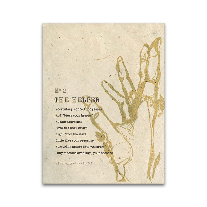 Enneagram No.2 'The Helper' Poetic Wall Art