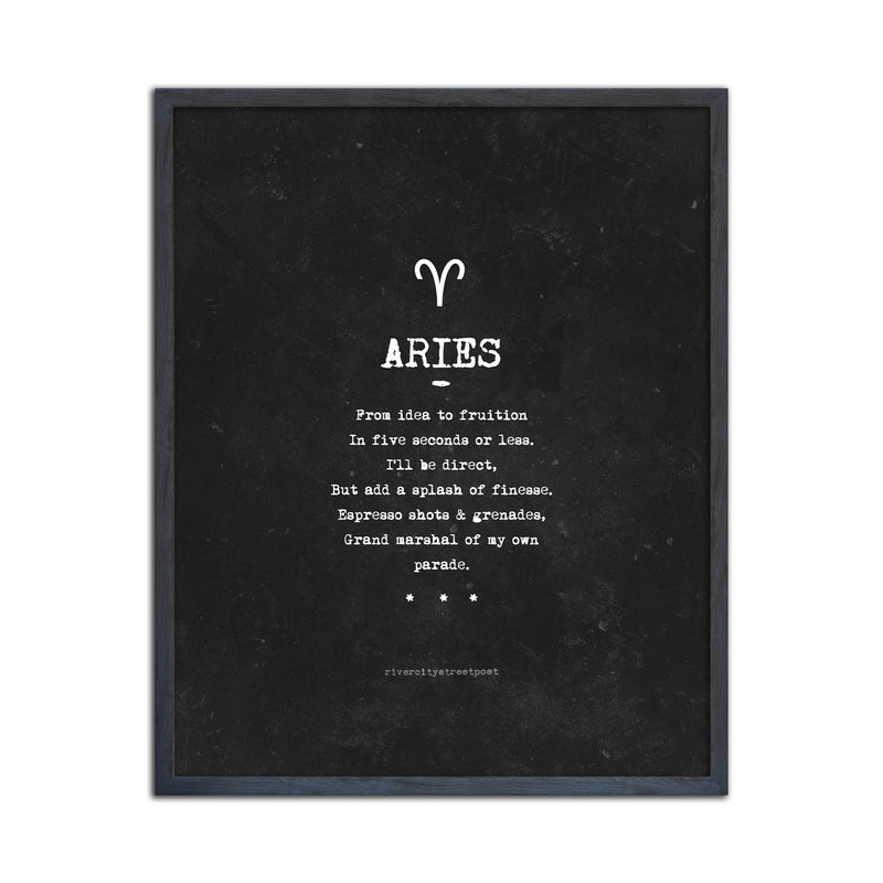 Zodiac - Aries' Wall Art Print