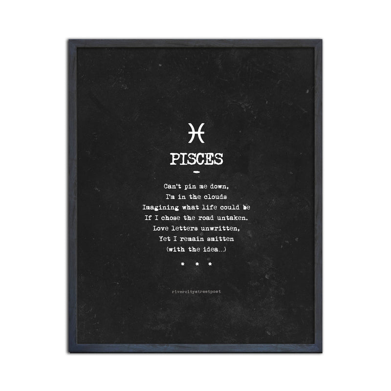 Zodiac - Pisces' Wall Art Print