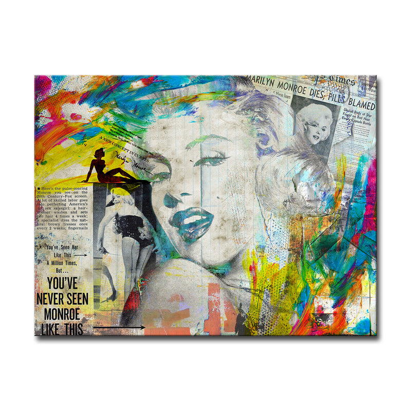 MONROE I' Wrapped Canvas Wall Art