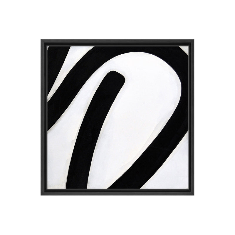 Curves II Framed Canvas Wall Art