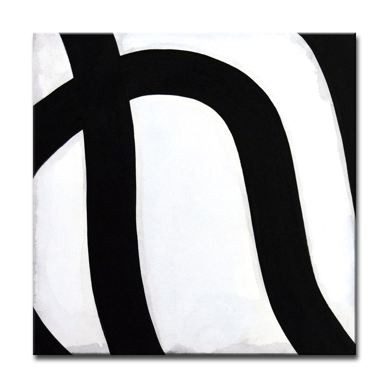 'Curves III' Wrapped Canvas Wall Art