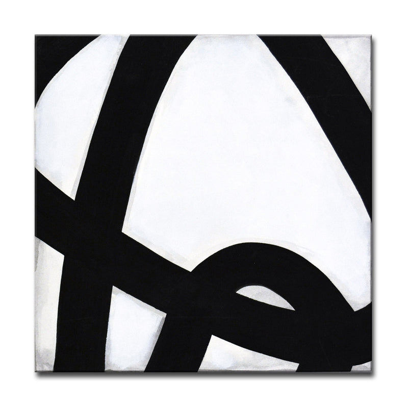 'Curves IV' Wrapped Canvas Wall Art