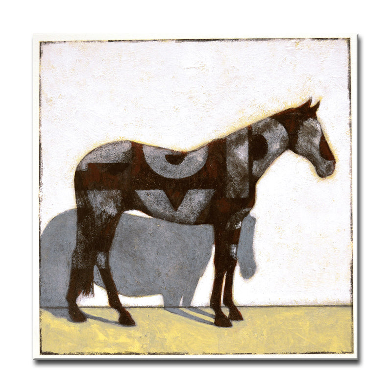 'Modern Pinto' Wrapped Canvas Wall Art