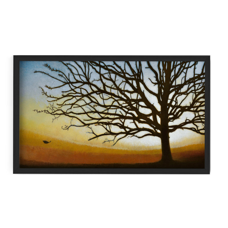 The Last Leaf Framed Canvas Wall Art