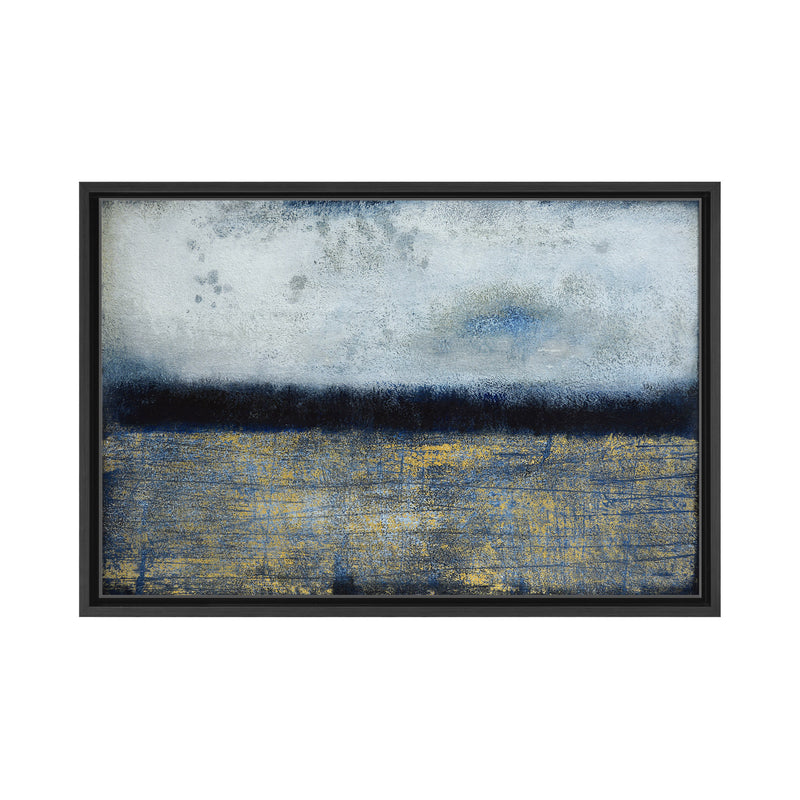 Somber Haze Framed Canvas Wall Art