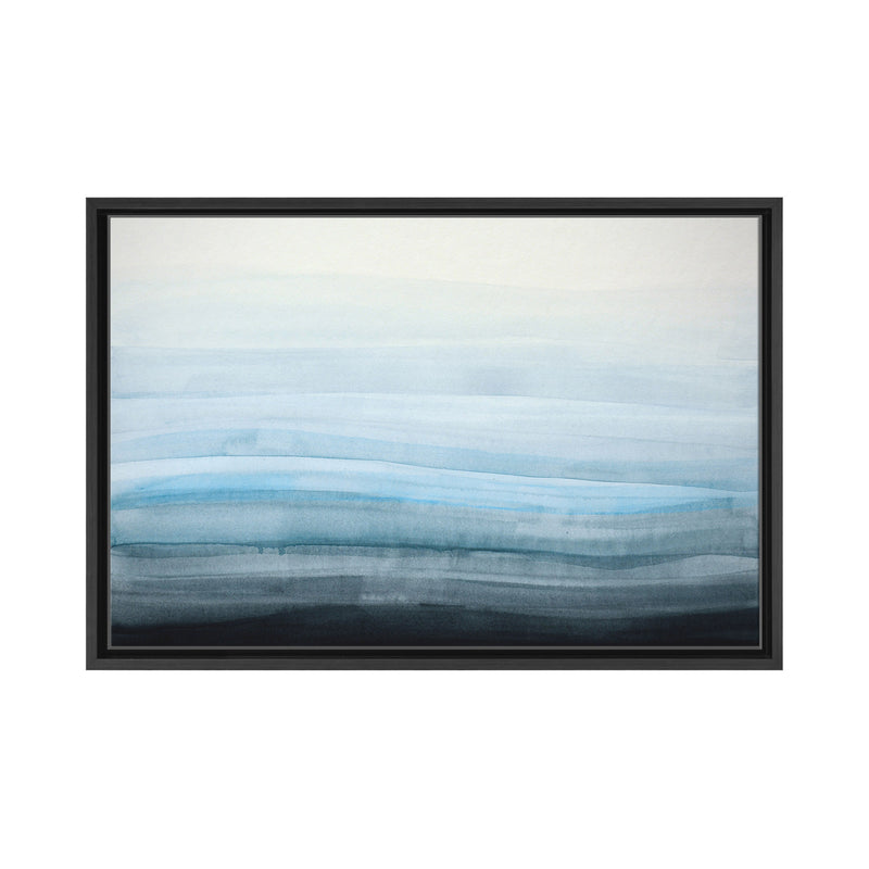 Coastal Mist Framed Canvas Wall Art