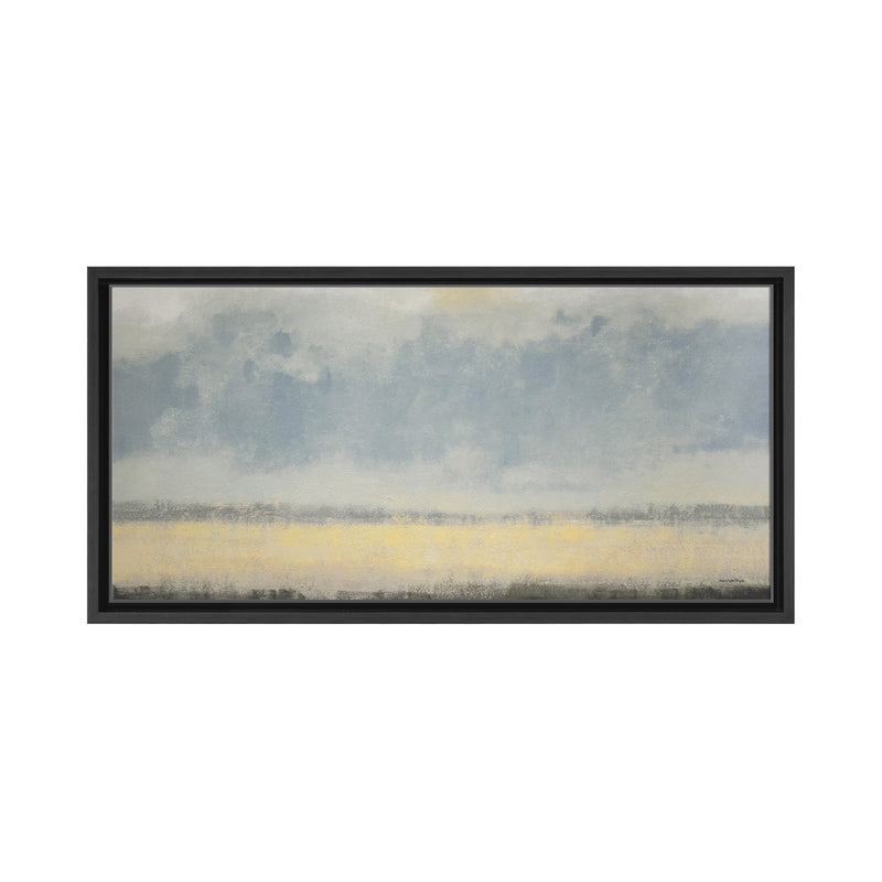 Warm Coastal Breeze Framed Canvas Wall Art