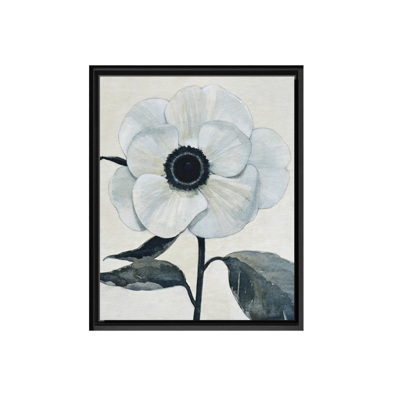 Graceful Poppy II Framed Canvas Wall Art