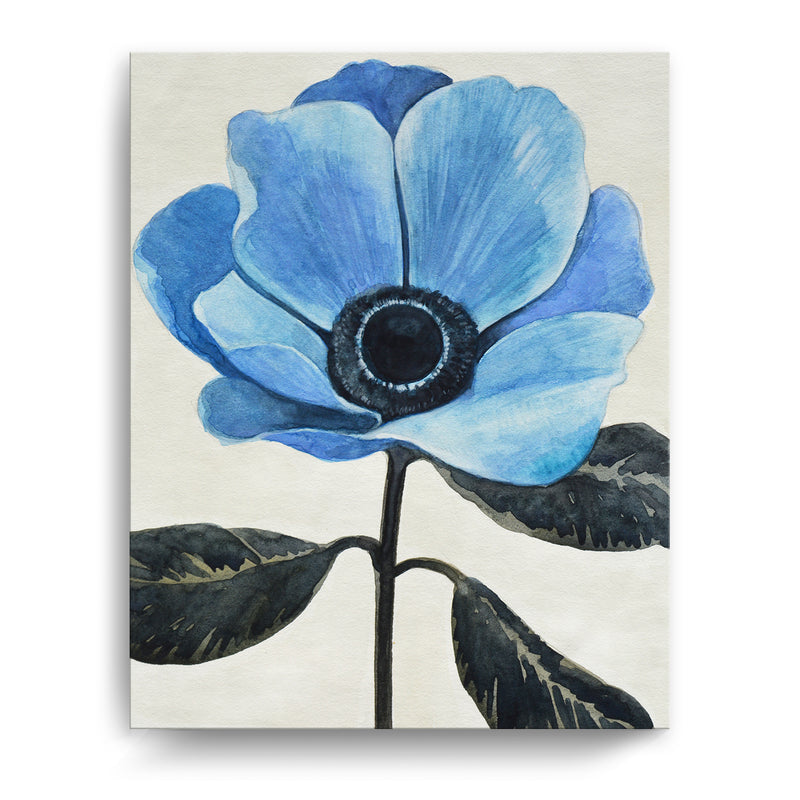 'Graceful Poppy III' Wrapped Canvas Wall Art