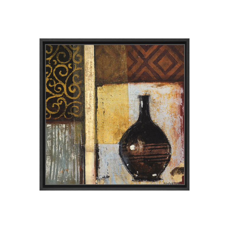 Ancient Urn I Framed Canvas Wall Art