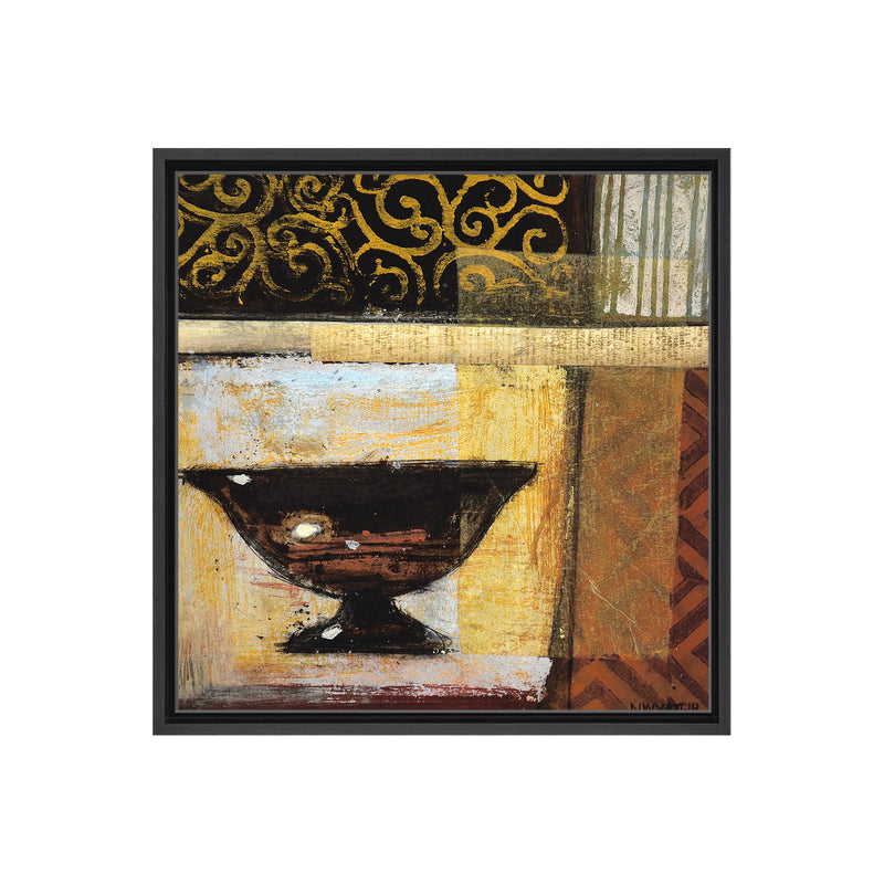 Ancient Urn II Framed Canvas Wall Art
