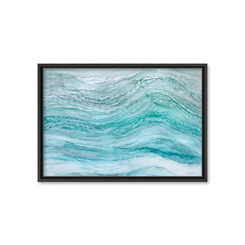 Neptunes Fury Framed Canvas Wall Art
