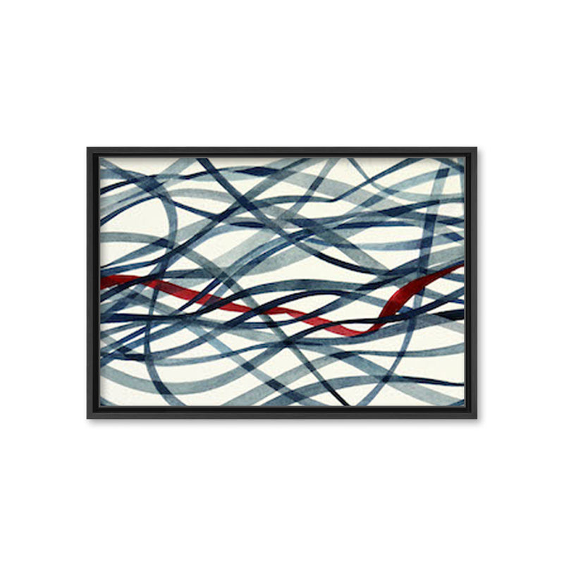 Scarlett Ribbon Framed Canvas Wall Art