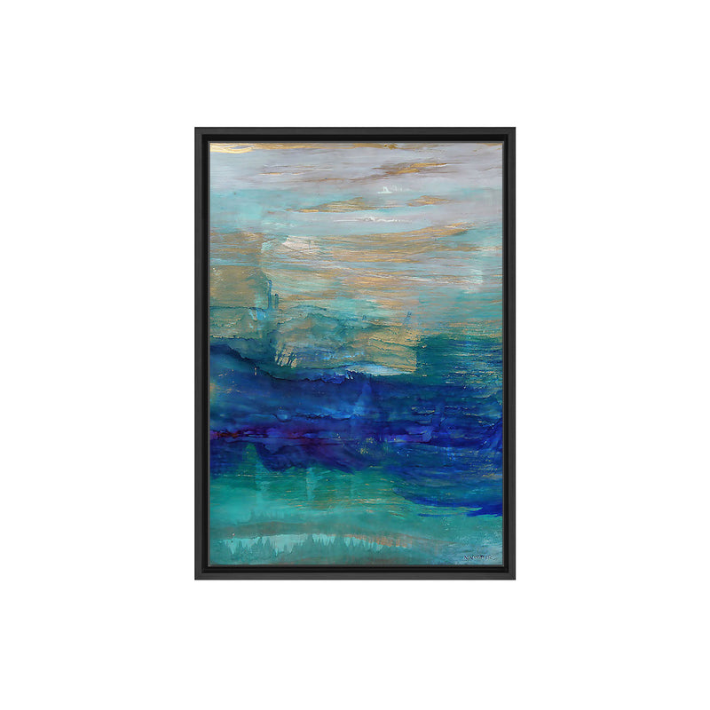 Sea Spray I Framed Canvas Wall Art
