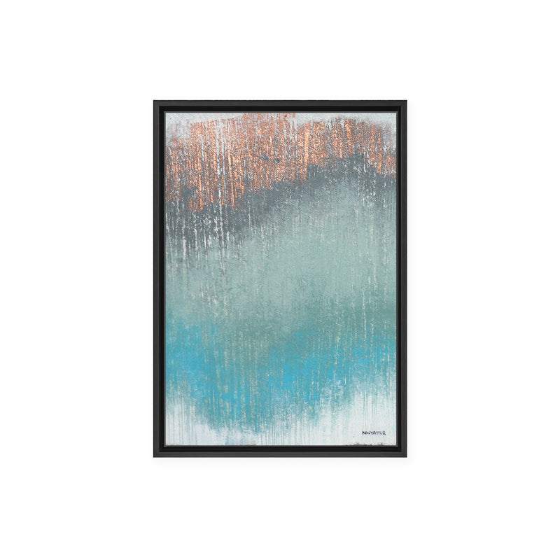 Heron Point I Framed Canvas Wall Art