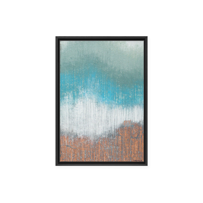 Heron Point II Framed Canvas Wall Art