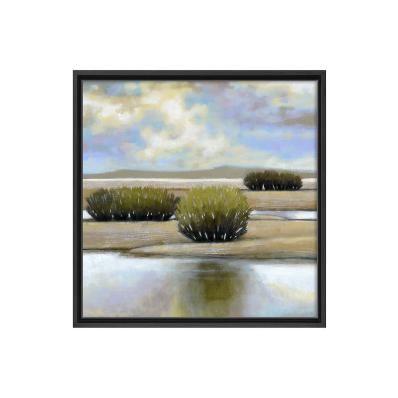 Desert Pools I Framed Canvas Wall Art