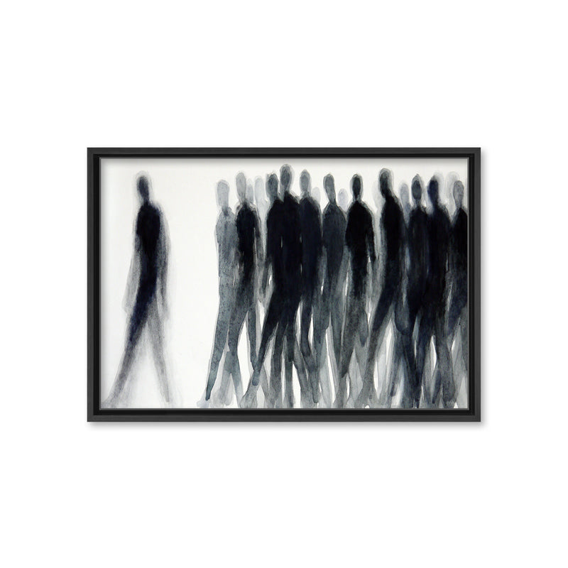 Follow Me Framed Canvas Wall Art