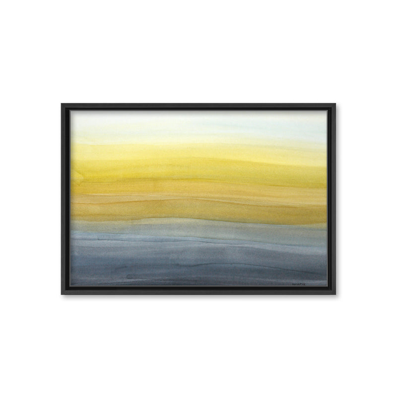 Evening Glowing Framed Canvas Wall Art