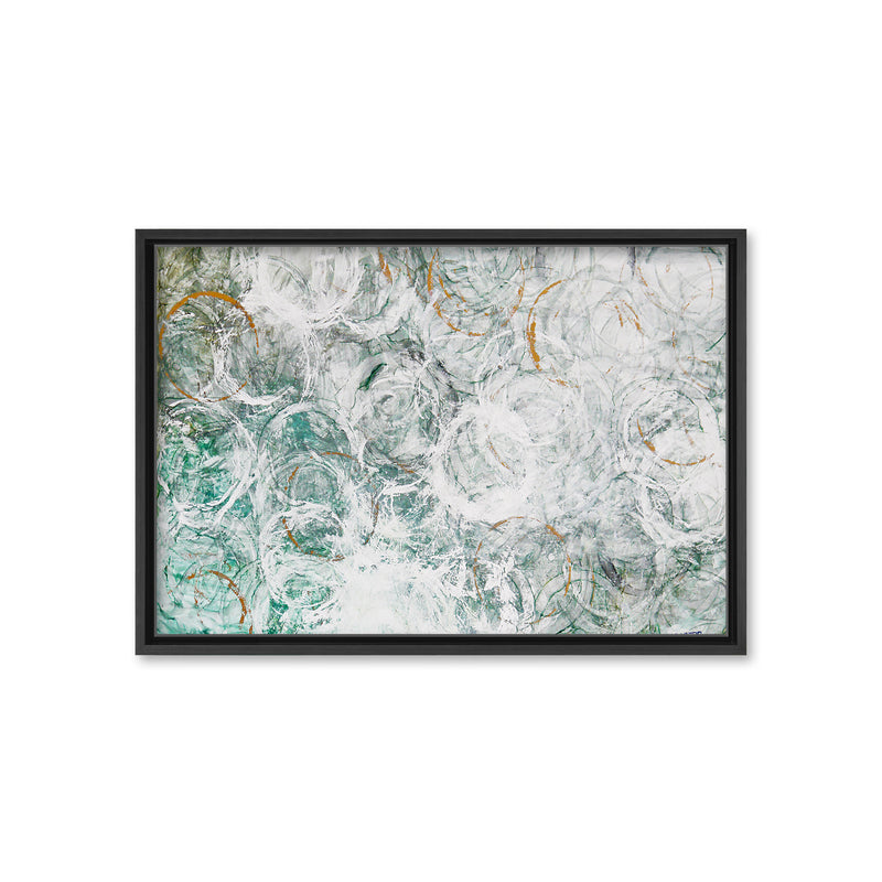 Ocean Current Framed Canvas Wall Art